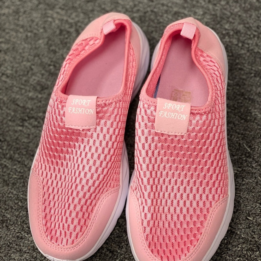 Women's Pink Slip-On Shoes